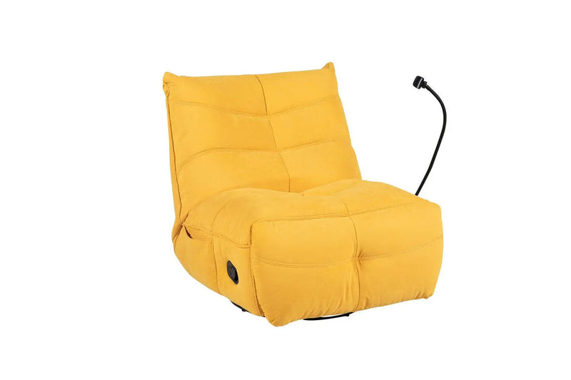 Caterpillar Recliner Chair LEMON