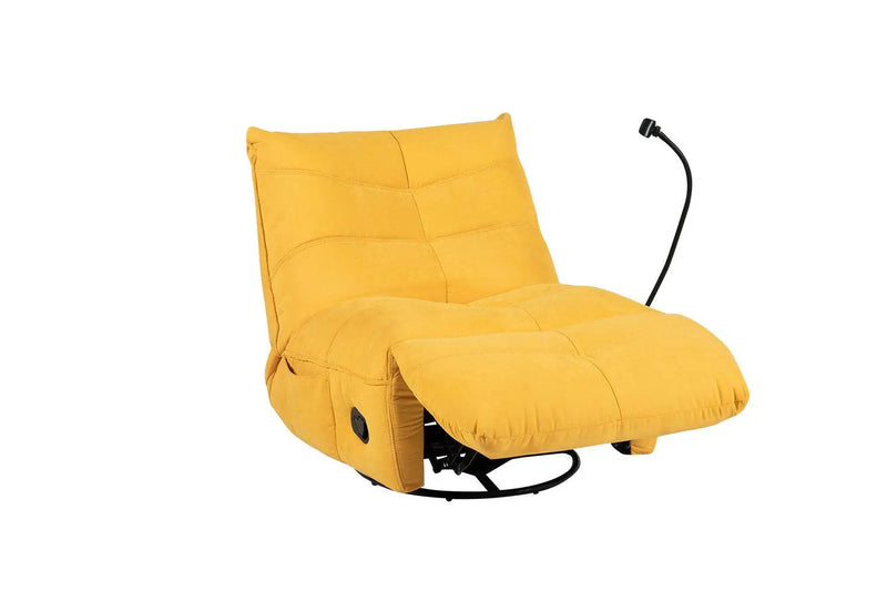 Caterpillar Recliner Chair LEMON