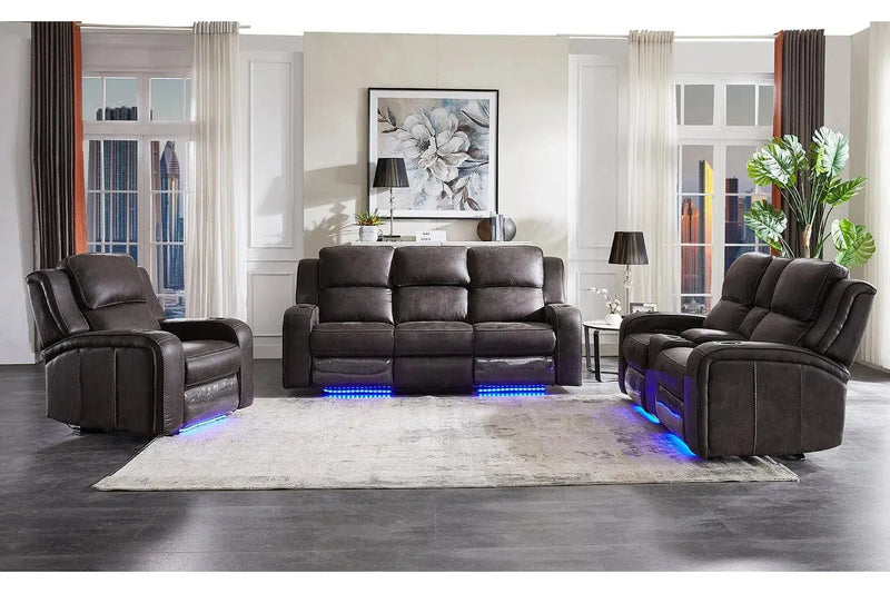 Edwards 3PC Electric Recliner Suite-Adore Home Living