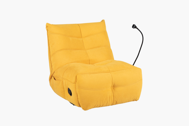 Caterpillar Recliner Chair LEMON