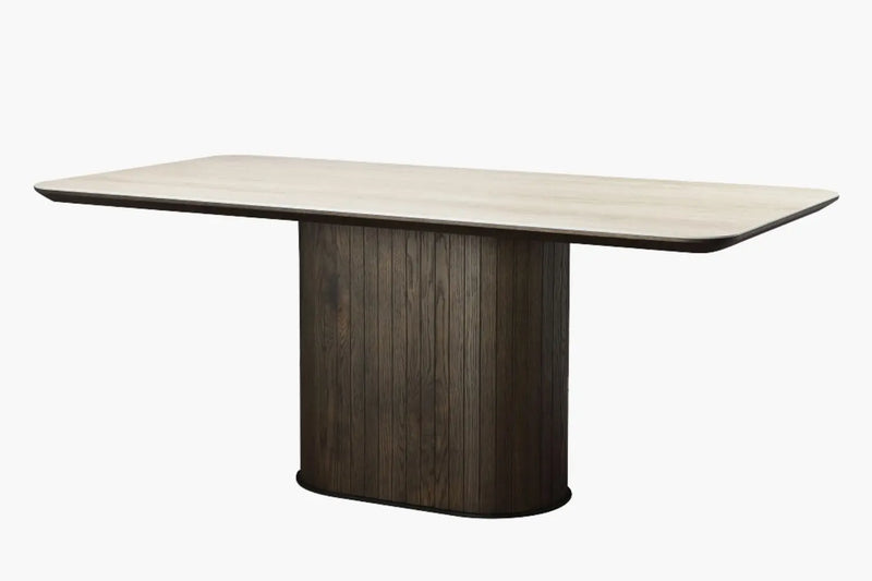 Nitya Ceramic Top Dining Table