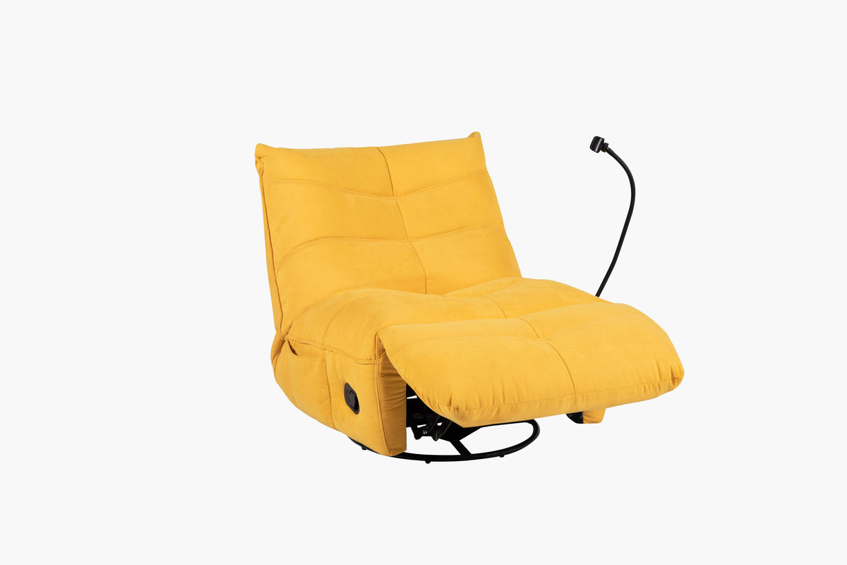 Caterpillar Recliner Chair LEMON