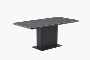 Asura Ceramic Top Dining Table - Black