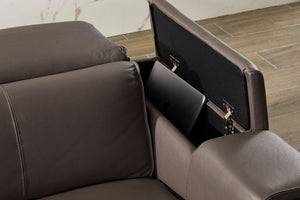 lambert leather corner lounge storage compartment