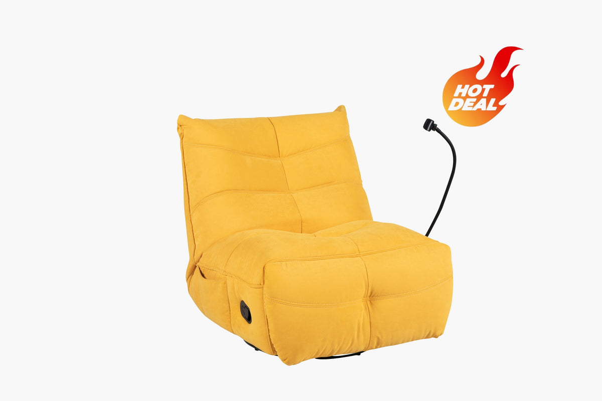 Caterpillar Recliner Chair ORANGE - Hot Deal