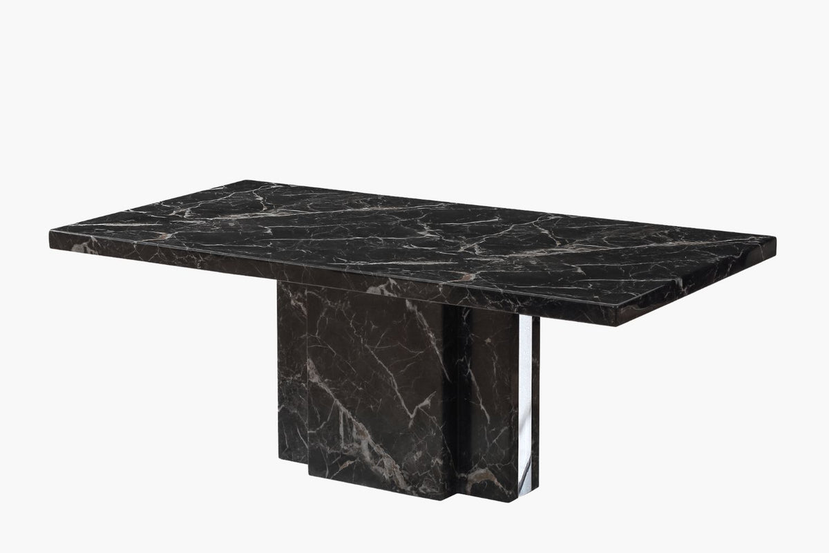 Albert Marble Dining Table - LUXURY WHITE