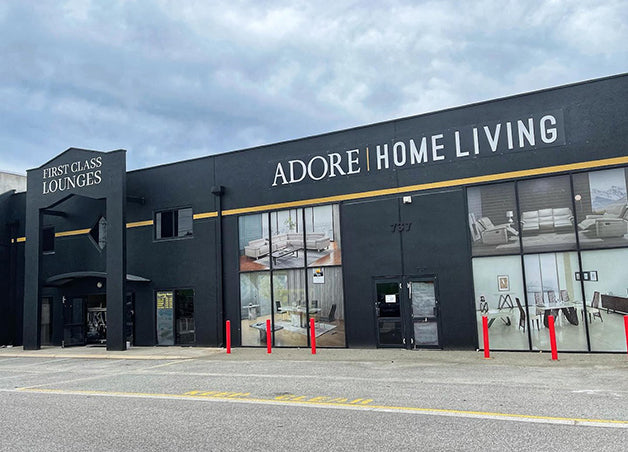 Adore Home Living Malaga showroom exterior on Marshall Road