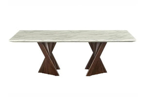 Alpha Marble Dining Table-Adore Home Living