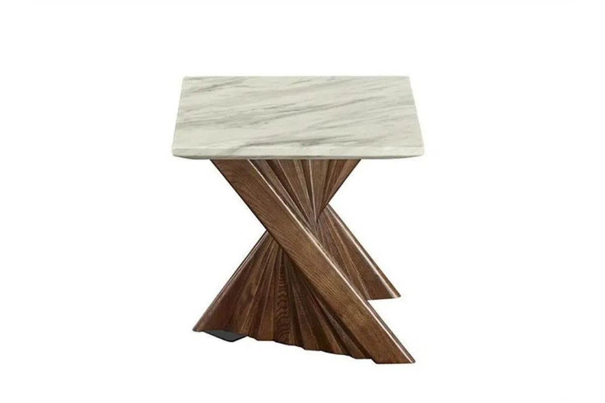 Alpha Marble Lamp Table-Adore Home Living