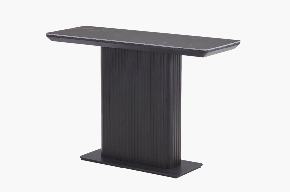 Asura Ceramic black console table