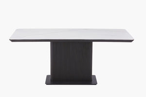 Asura Ceramic Top Dining Table - White