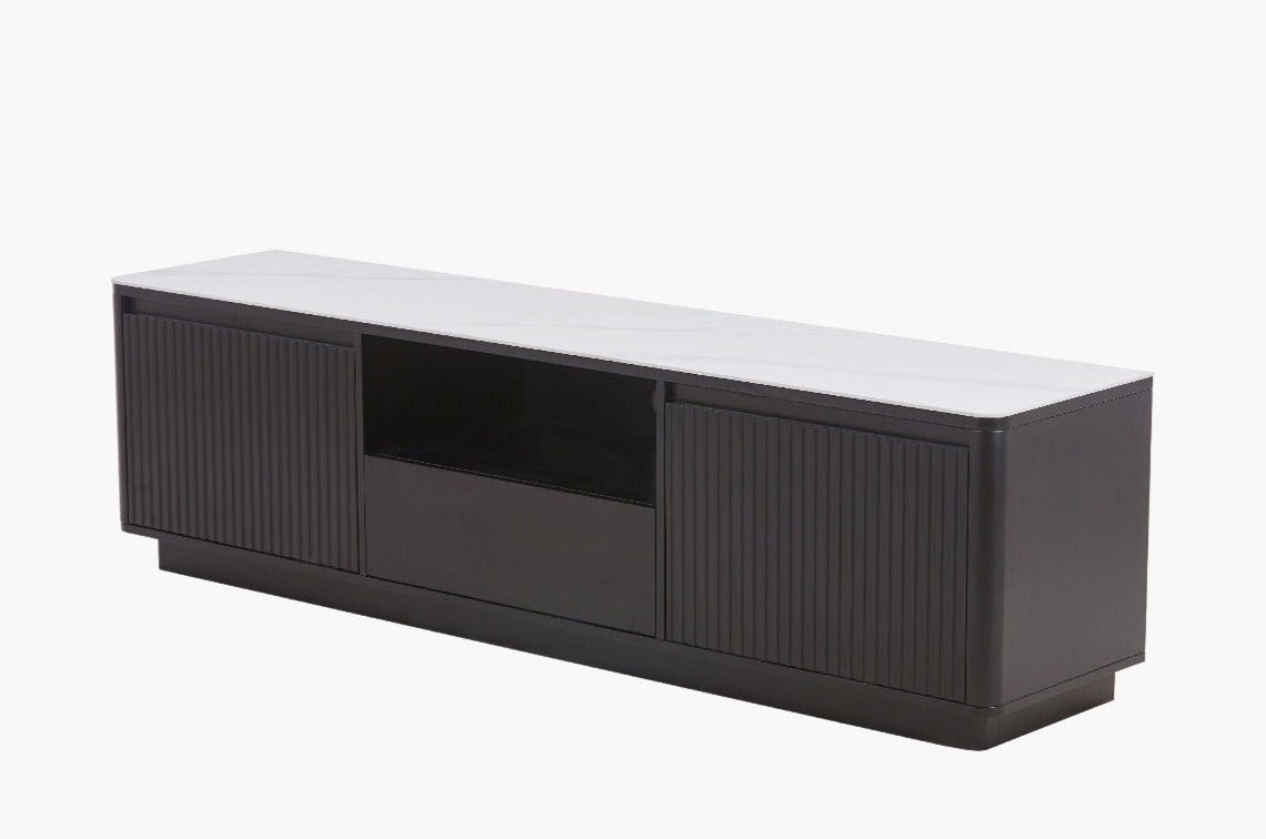 Asura Ceramic Top TV Unit - White