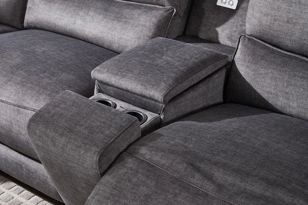 Aurora Fabric Corner Lounge-Adore Home Living