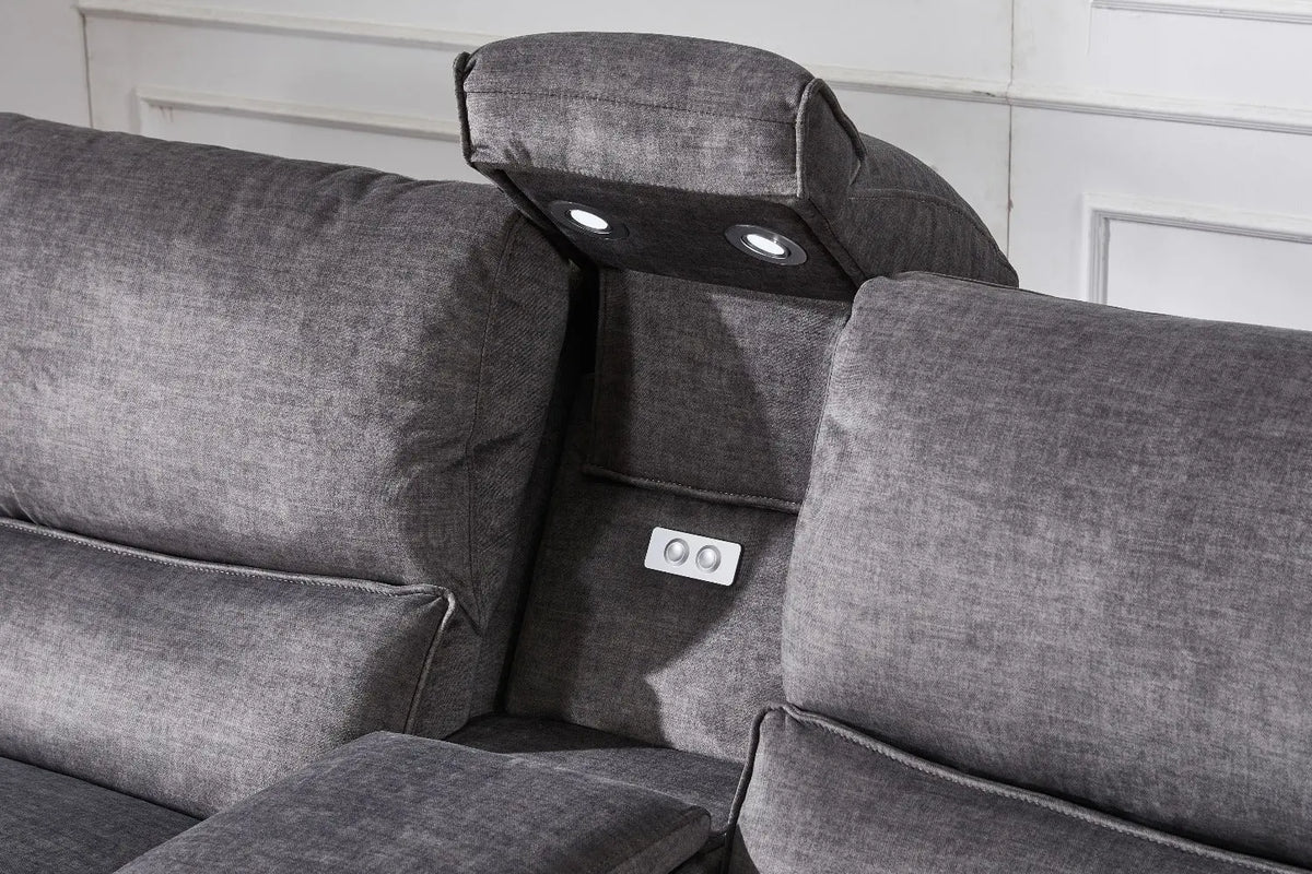 Aurora fabric Corner recliner Lounge