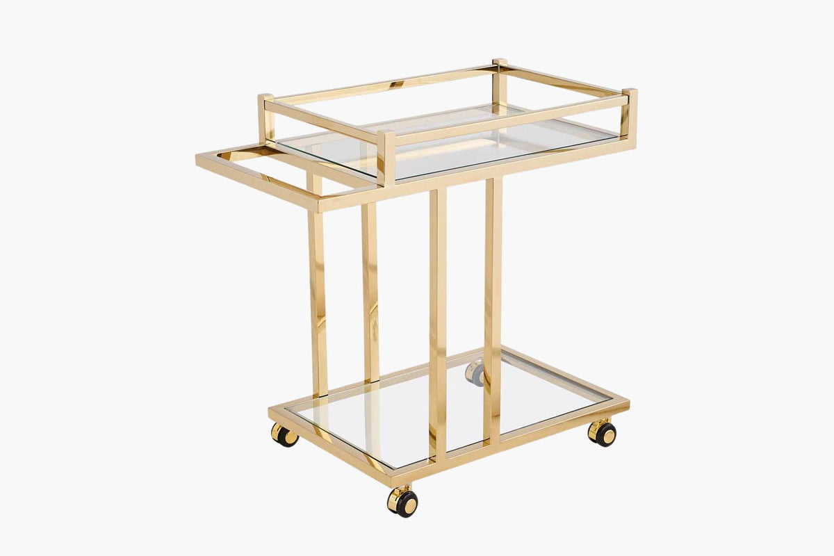 Beckett Bar Cart - Gold