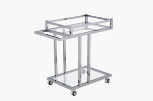 Beckett Bar Cart - Gunmetal Black