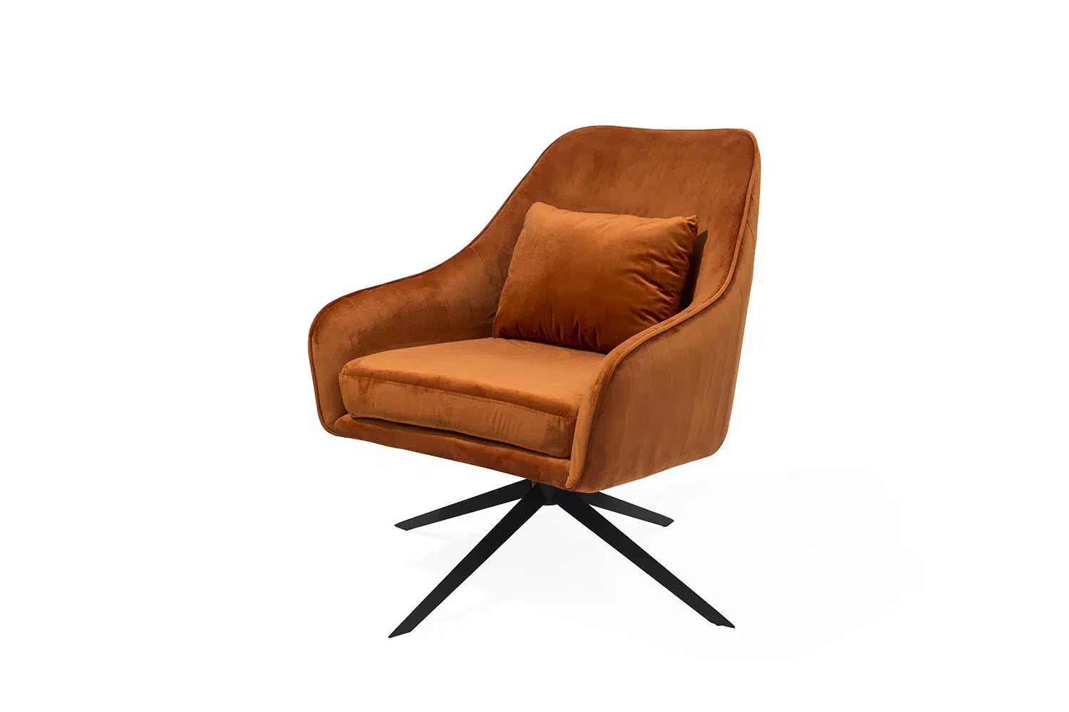 Bella Swivel Lounge Chair Adore Home Living