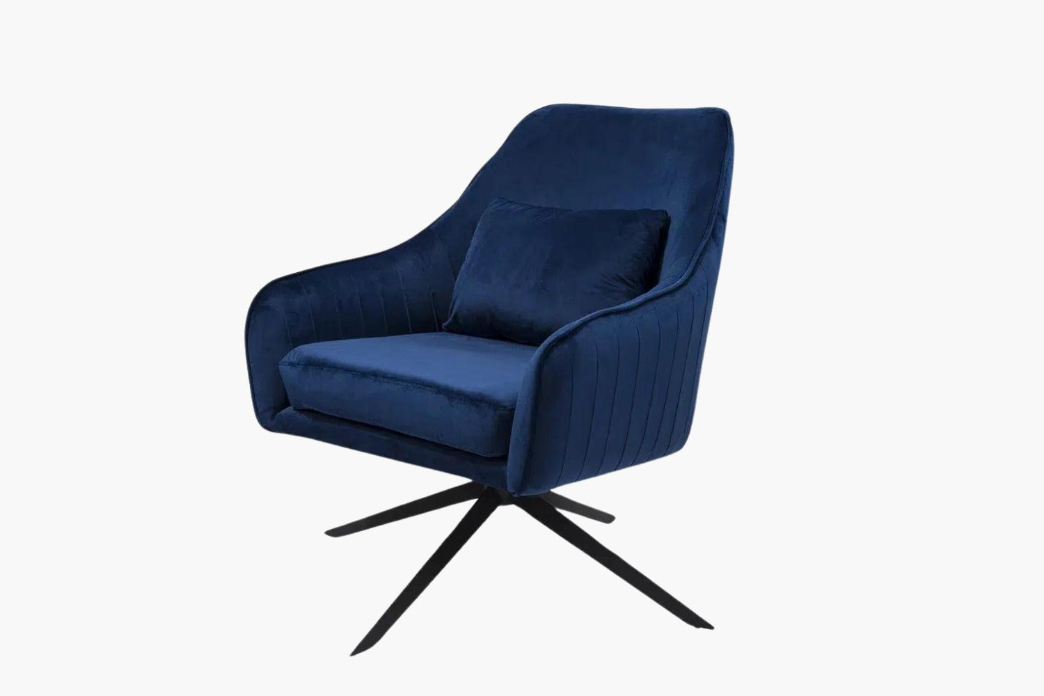 Bella Swivel Accent Chair blue