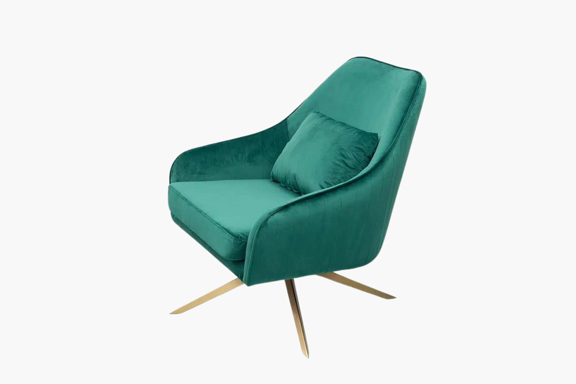 Bella Swivel Accent Chair green