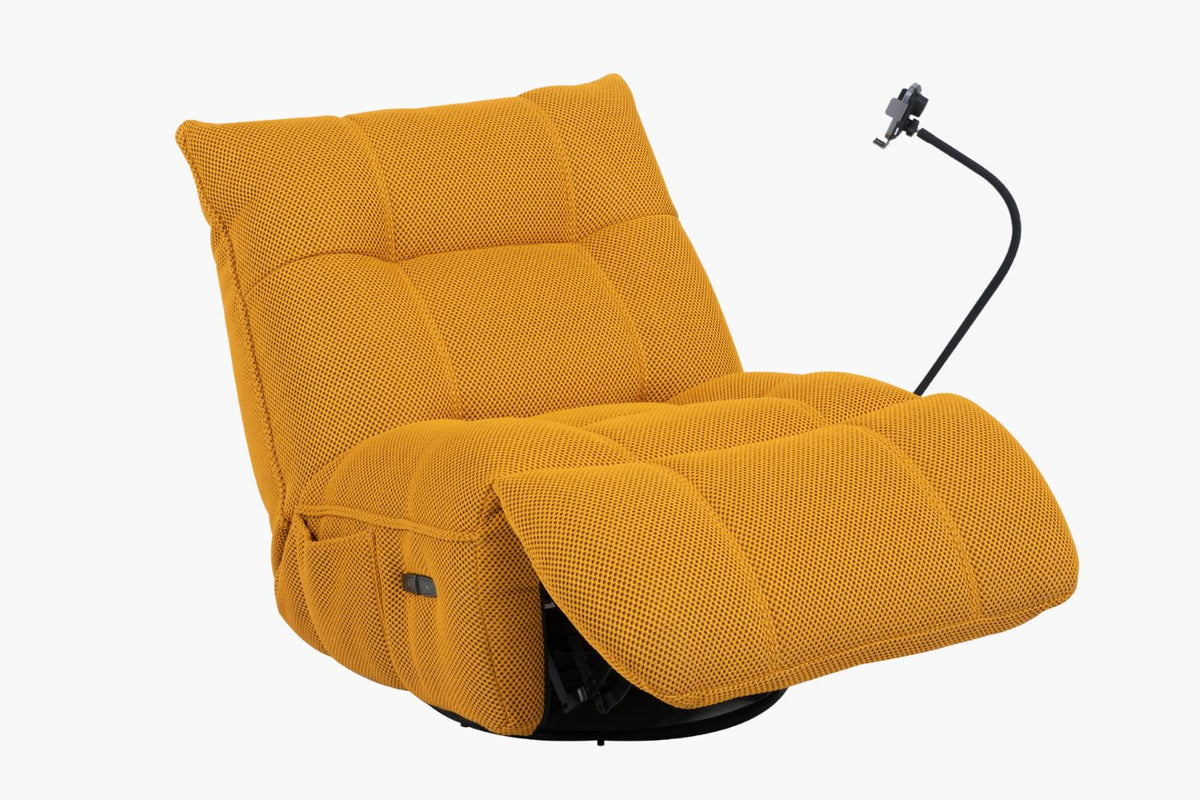 Caterpillar X Electric Recliner Chair - Yellow