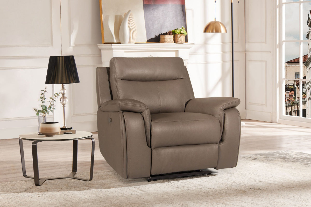 Camden Electric leather Recliner Armchair