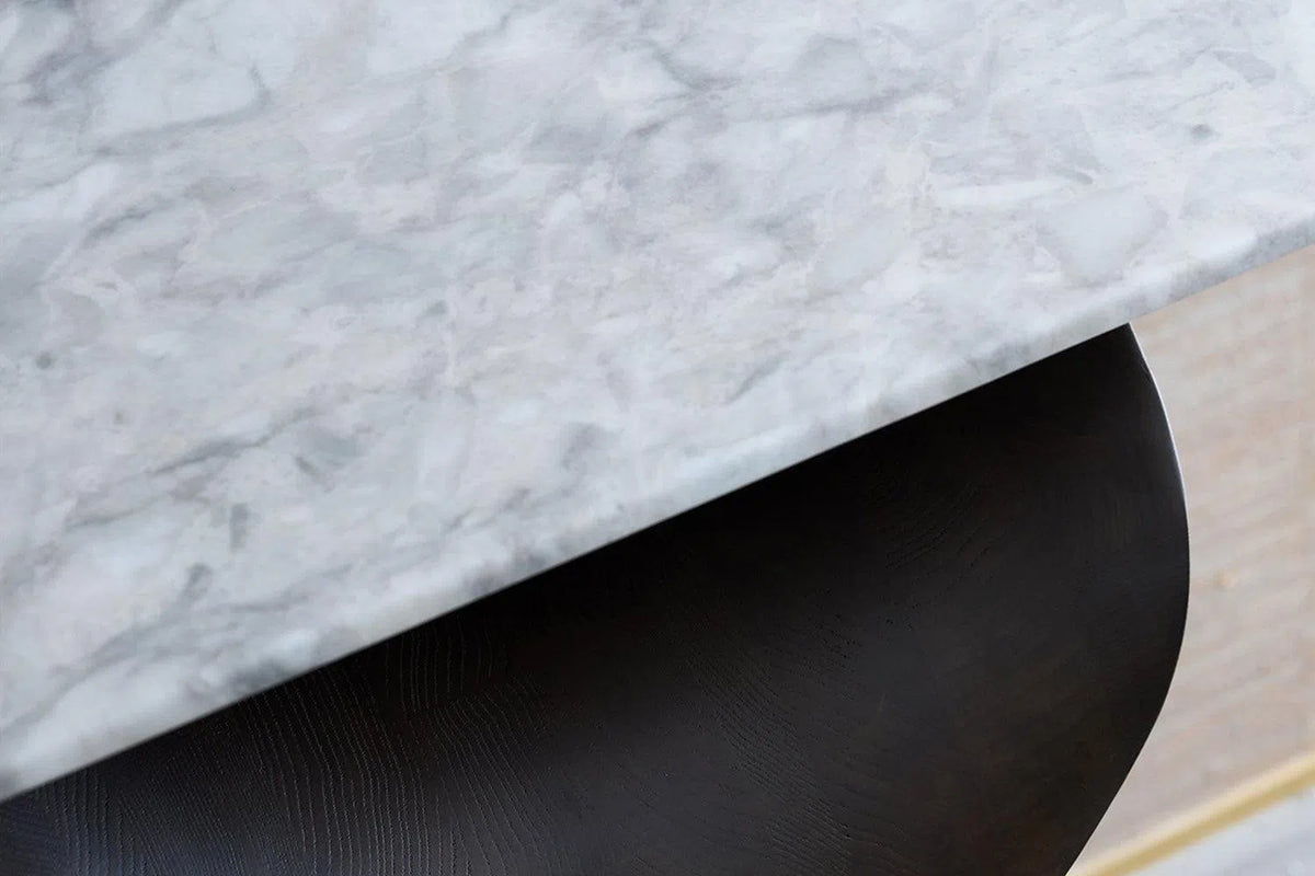 Cataleya Natural Marble Top Console Table-Adore Home Living