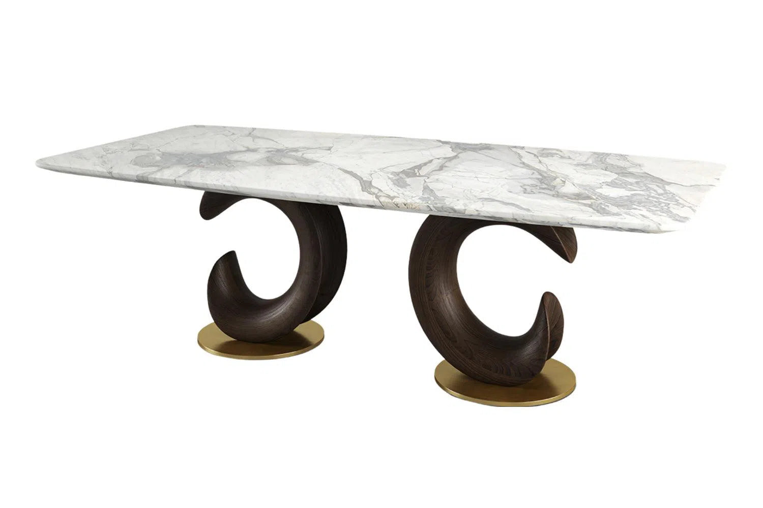 Cataleya Natural Marble Top Dining Table-Adore Home Living