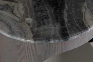 Cataleya Natural Marble Top Lamp Table-Adore Home Living