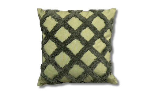 Check Cushion - Olive - Adore Home Living - Adorecushion - Adorecushion, cushion, decor, Decoration, home decor, Livingroom Decor