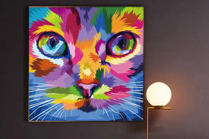 Colourful Cool Cat - Order Only-Adore Home Living