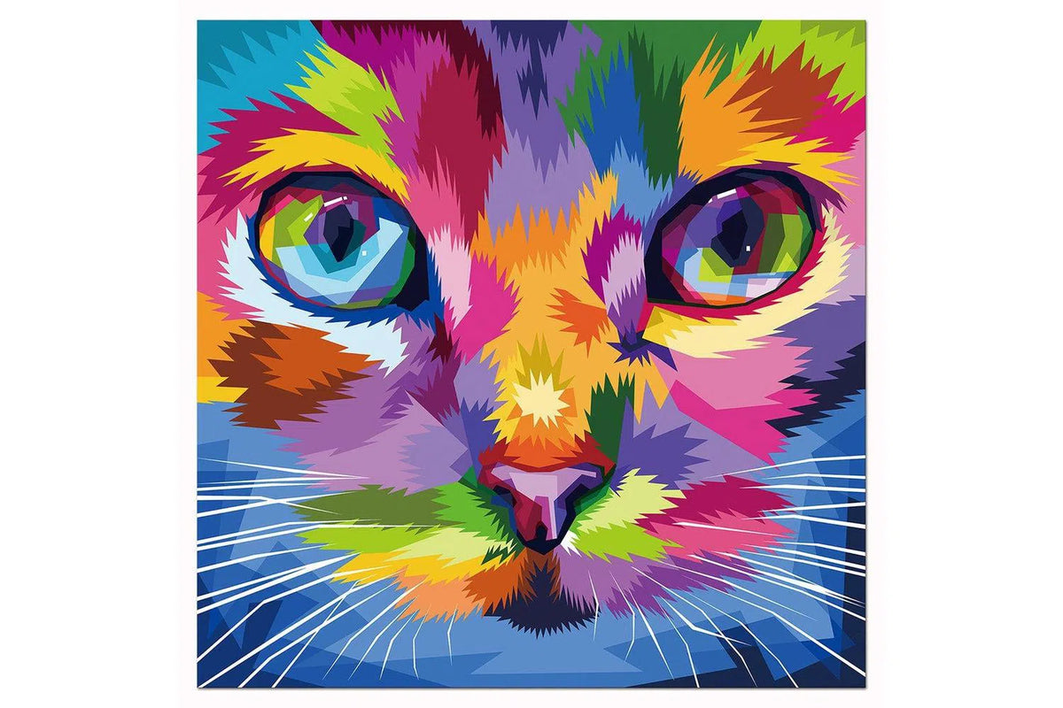 Colourful Cool Cat - Order Only-Adore Home Living