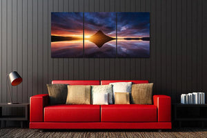 Colourful Sunset Over Mountains - Order Only-Adore Home Living