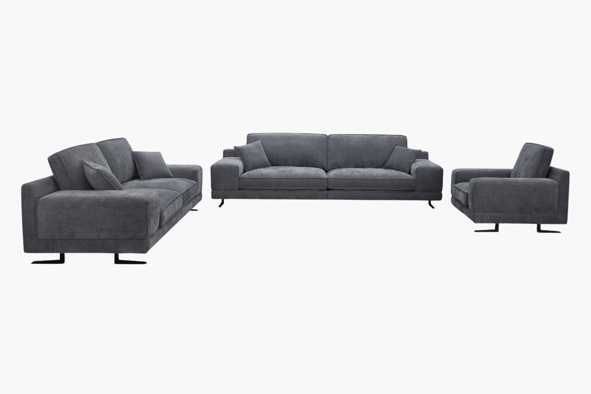 Curran Fabric 3-Seater Sofa