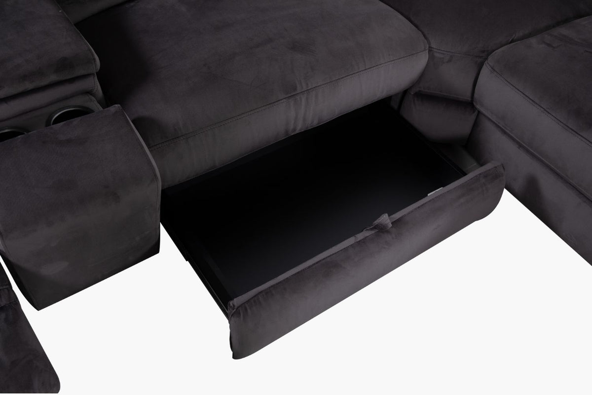 Daley Modular Lounge with Sofa Bed  