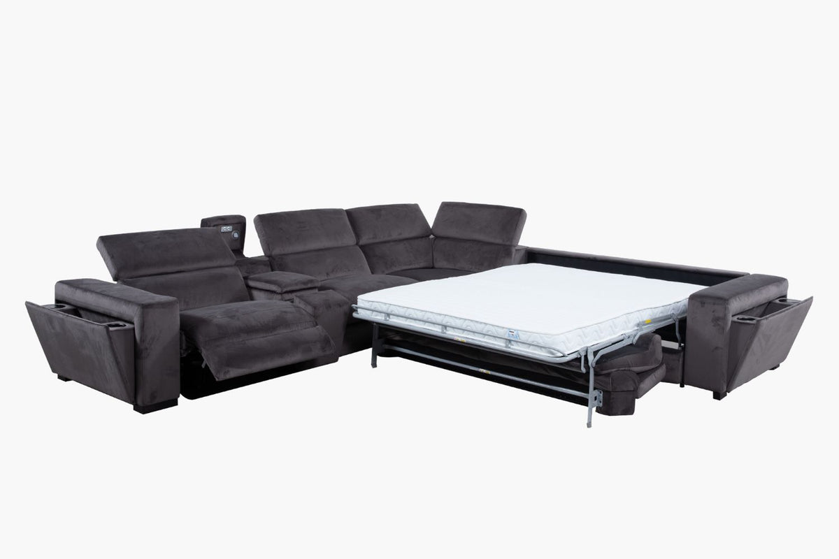 Daley Modular Lounge with Sofa Bed  