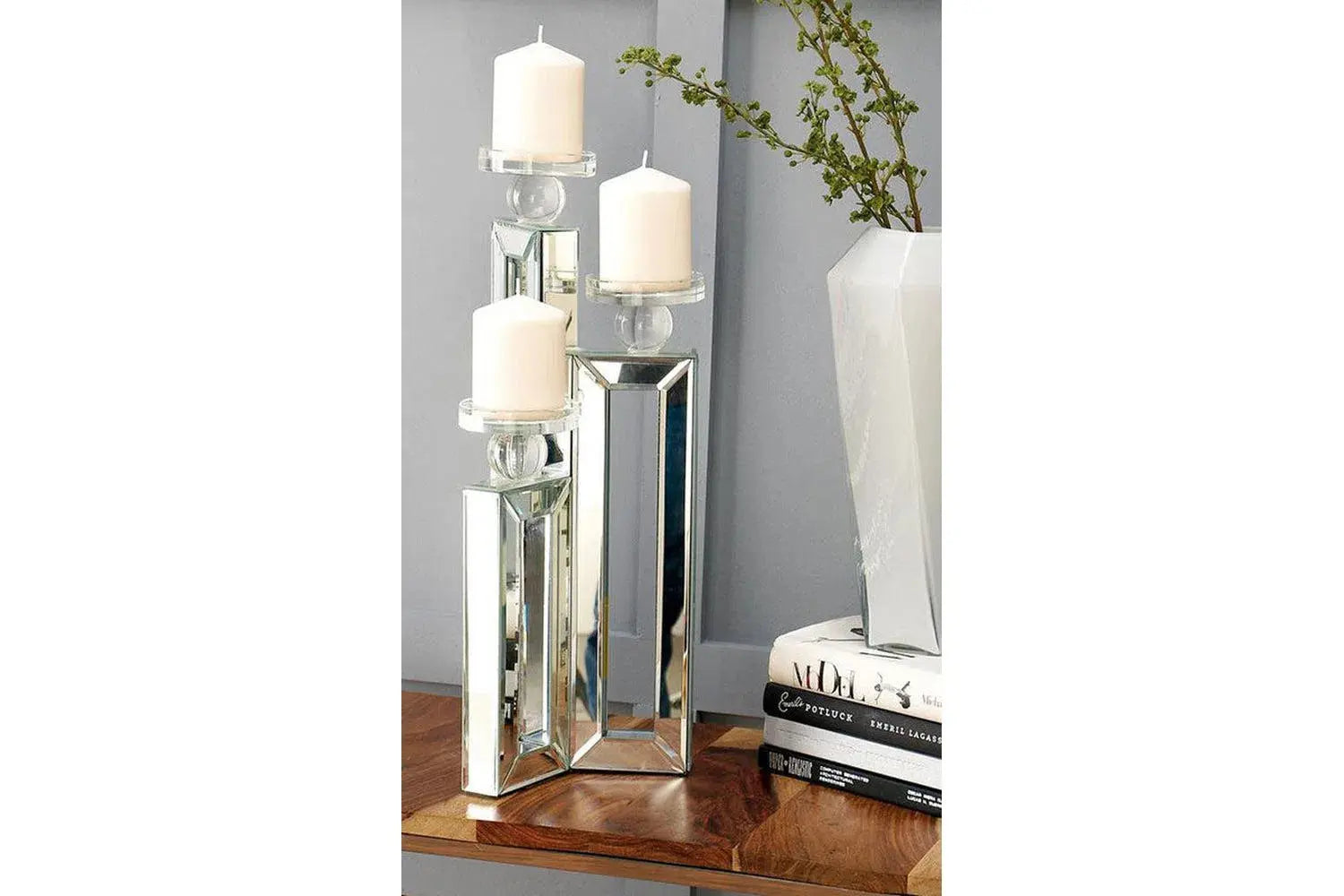 Crushed Diamond Sophie Mirrored Tray Adore Home Living