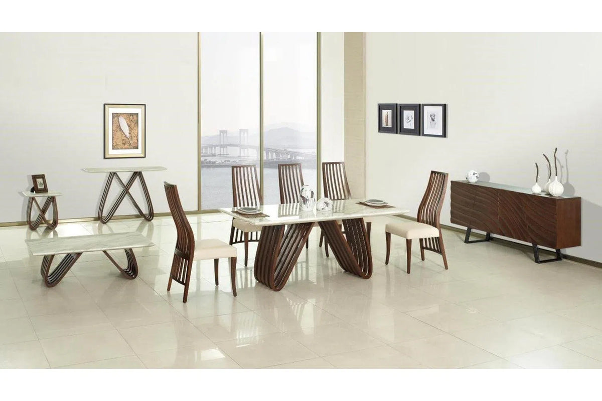 Delta Marble Dining Table-Adore Home Living