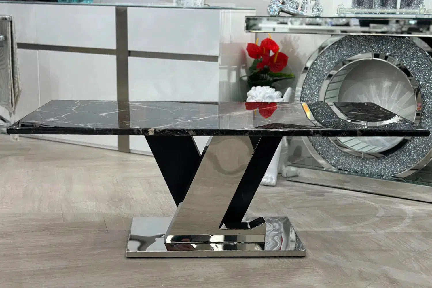 Dennis Marble Coffee Table - Ex Display-Adore Home Living