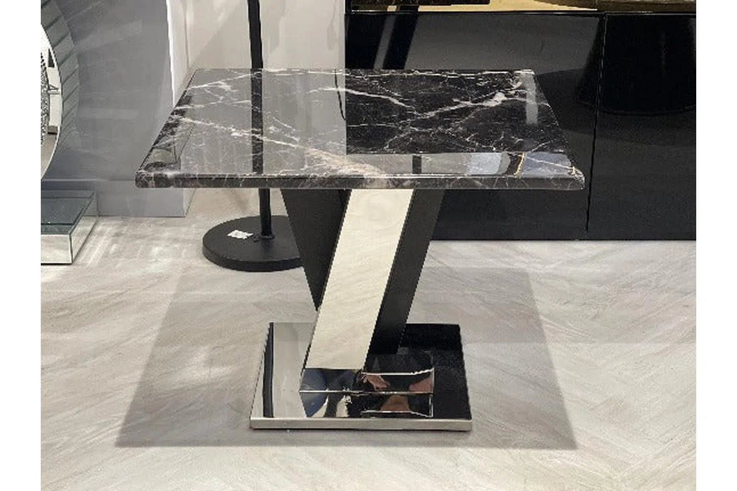 Dennis Marble Lamp Table-Adore Home Living