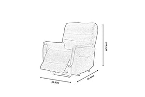 Dixon Lift Recliner Armchair size