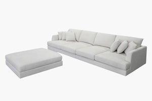 Dressel 4 Seater Sofa with Ottoman