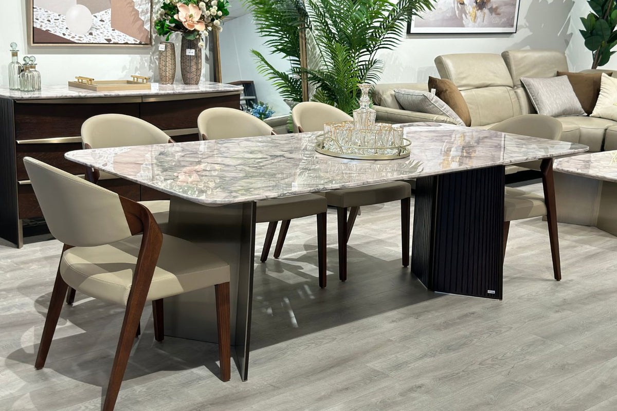 Edison Marble Top Dining Table