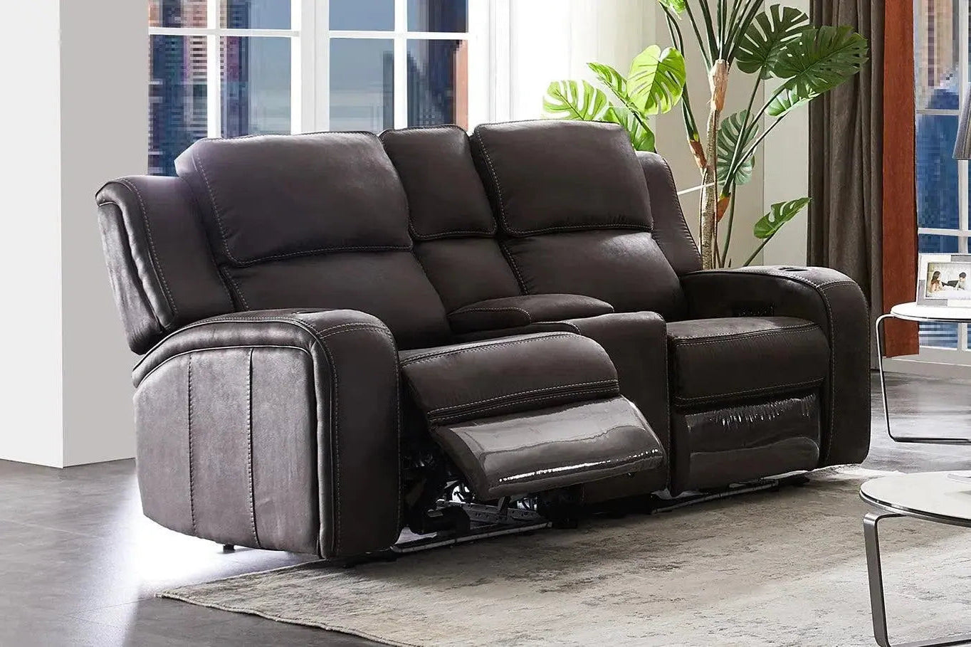 Edwards Fabric Recliner Adore Home Living