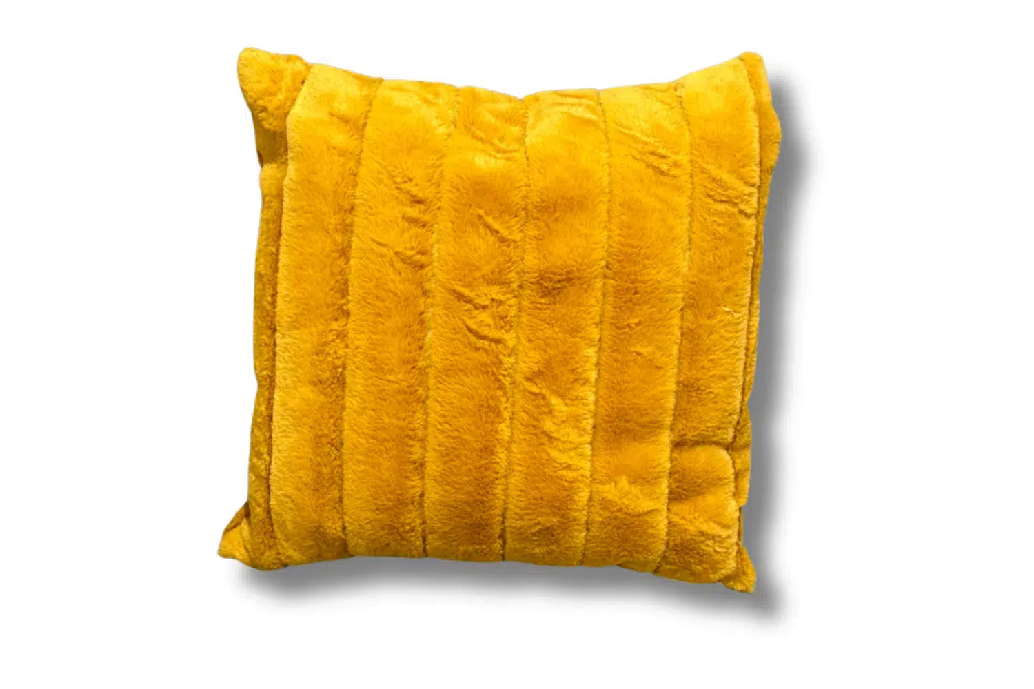 Flannel Cushion - Yellow-Adore Home Living