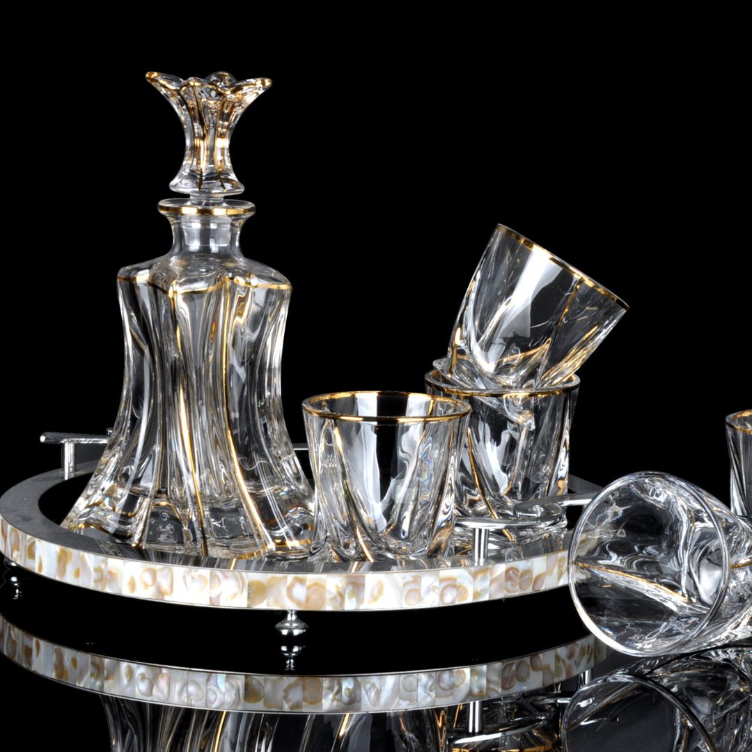 Fosca Decanter with 6 Tumblers