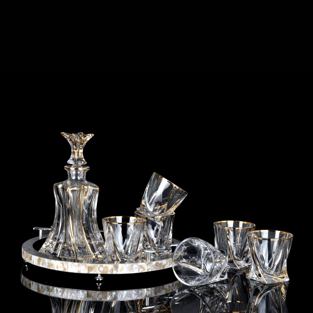 Fosca Decanter with 6 Tumblers 