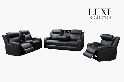 Palermo Electric Recliner Suite - Adore Home Living - Da Vinci Collection - bd2024, DAVINCI, Home Theatre, Leather Sofa, luxecollection, Palermo, sale, sofa sets