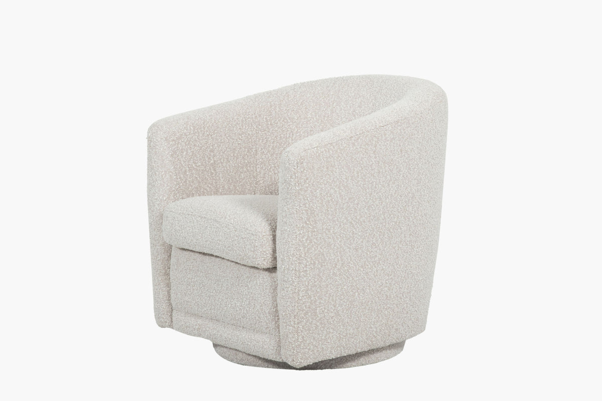 Cassidy Boucle Swivel Chair