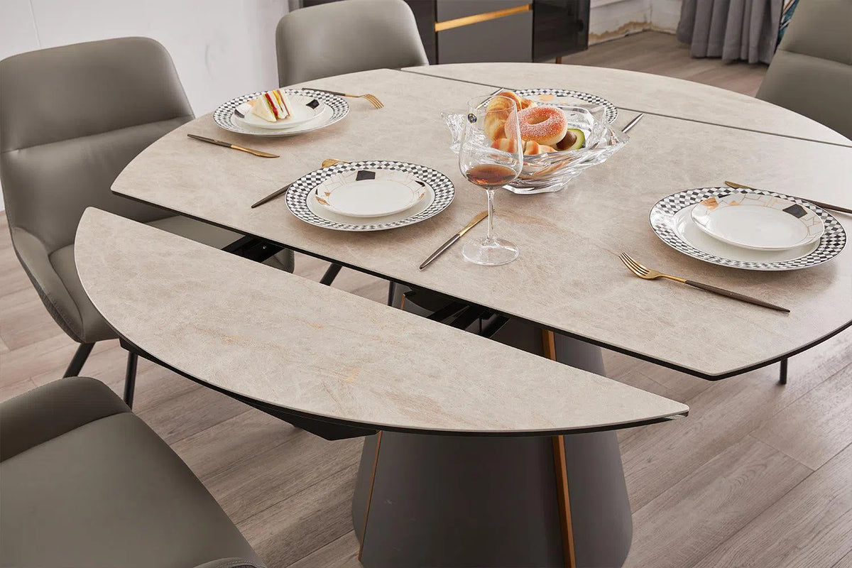 Harlo Ceramic Dining Table-Adore Home Living
