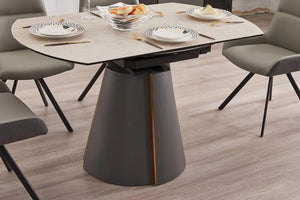 Harlo Ceramic Dining Table-Adore Home Living